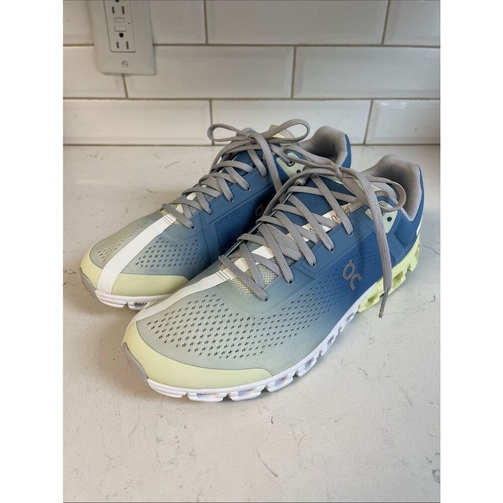 On Running Cloudflow 3 Men's Road Running Shoes Size 9 Dust / Seedling 35.98209